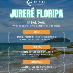 BRASIL - JURERE FLORIPA 7 NOCHES!