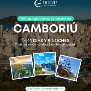 ¡VIAJÁ A CAMBORIÚ ESTE 2026!