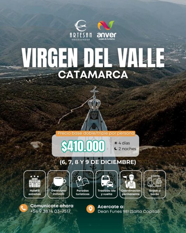 VIRGEN DEL VALLE CATAMARCA